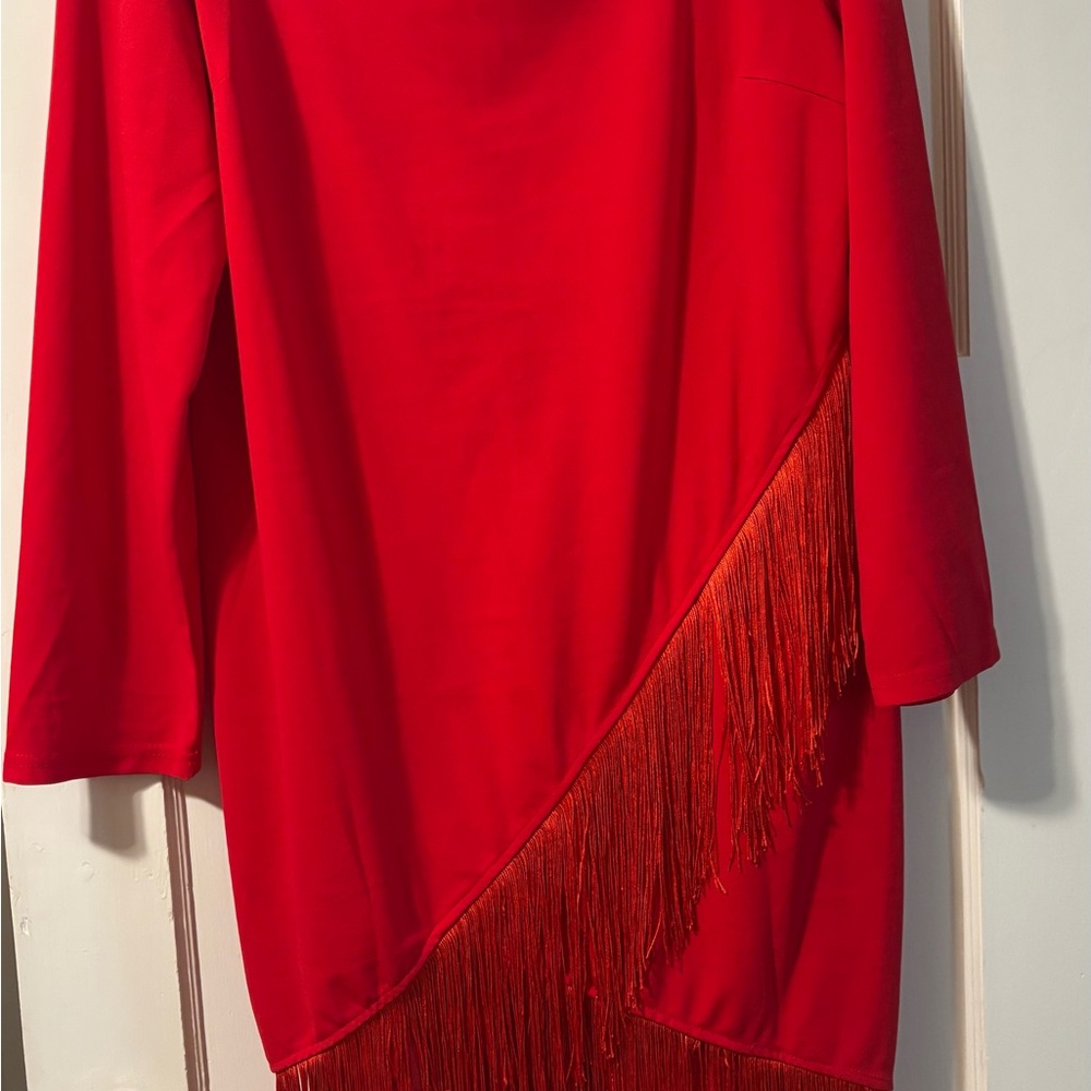 Shein Bold Red Dress 4XL
